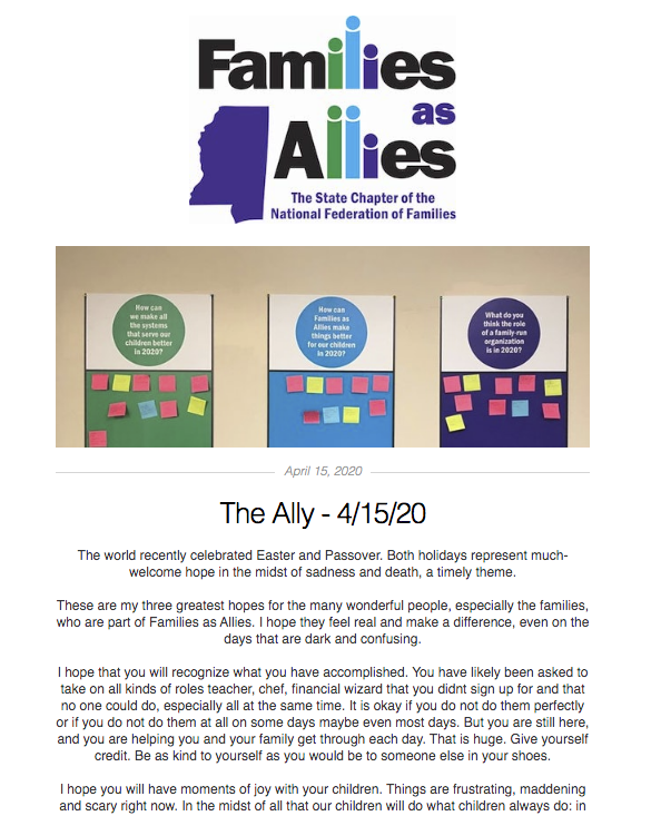 The Ally - April 15 - Families as Allies