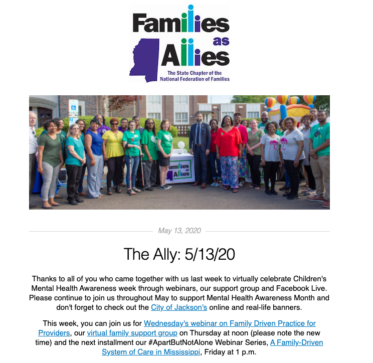 5/13/20 The Ally - Families as Allies