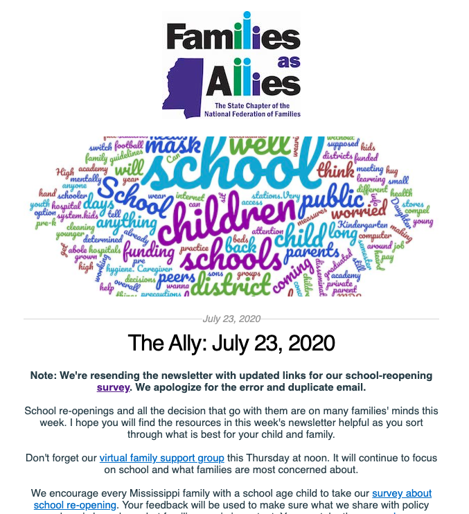 July 23 - The Ally - Families as Allies
