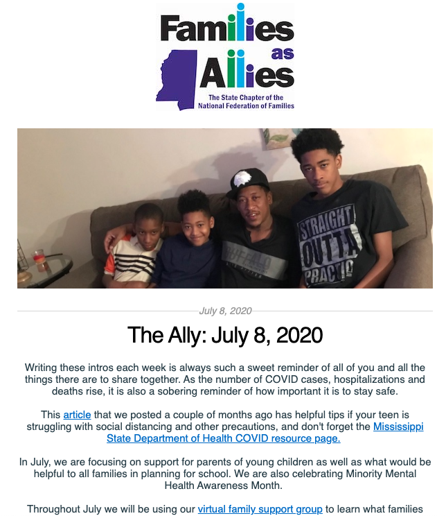 The Ally July 8 - Families as Allies