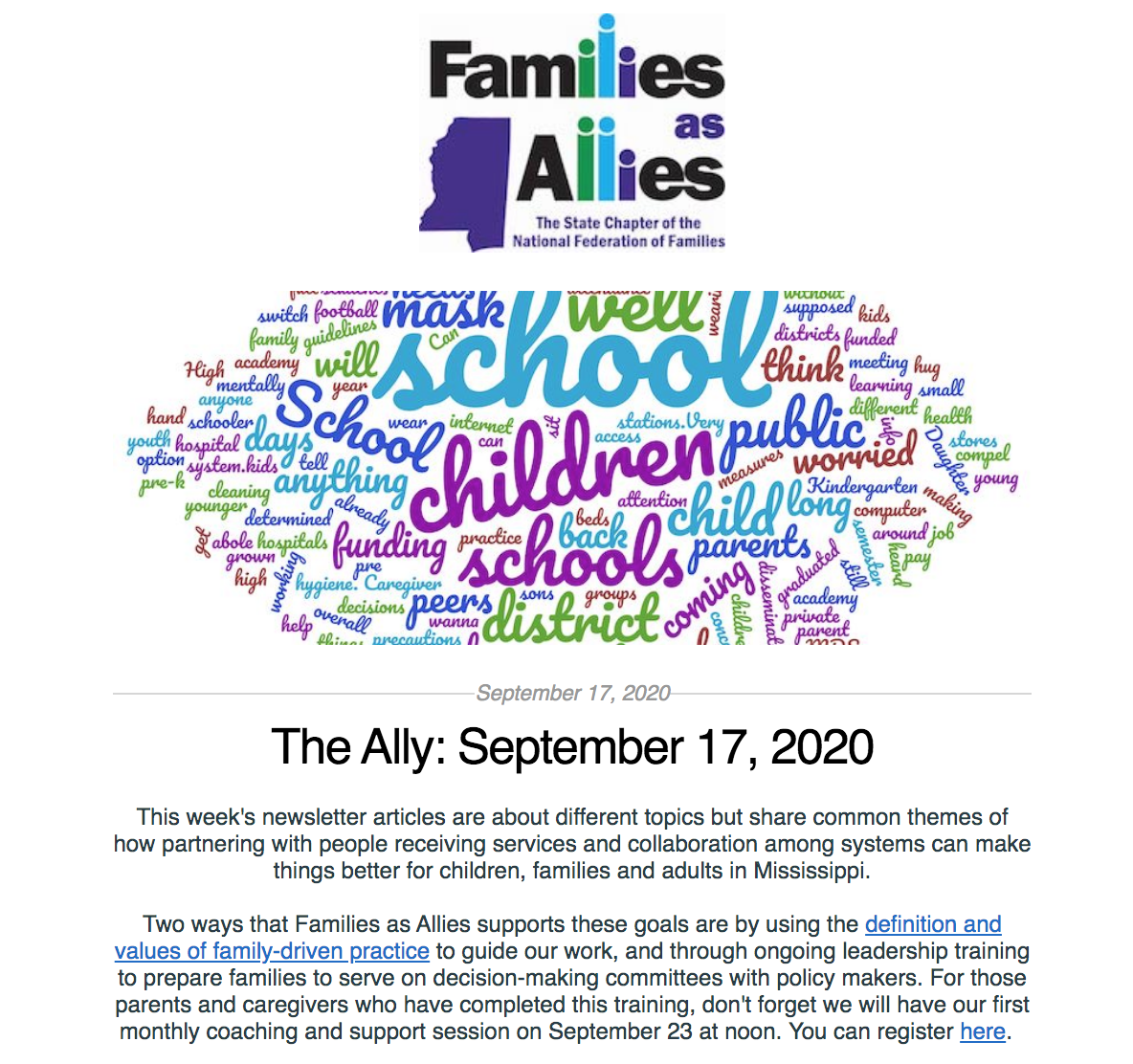 The Ally: September 17, 2020
