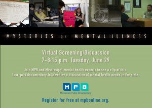 MPB's Mysteries of Mental Illness event flyer