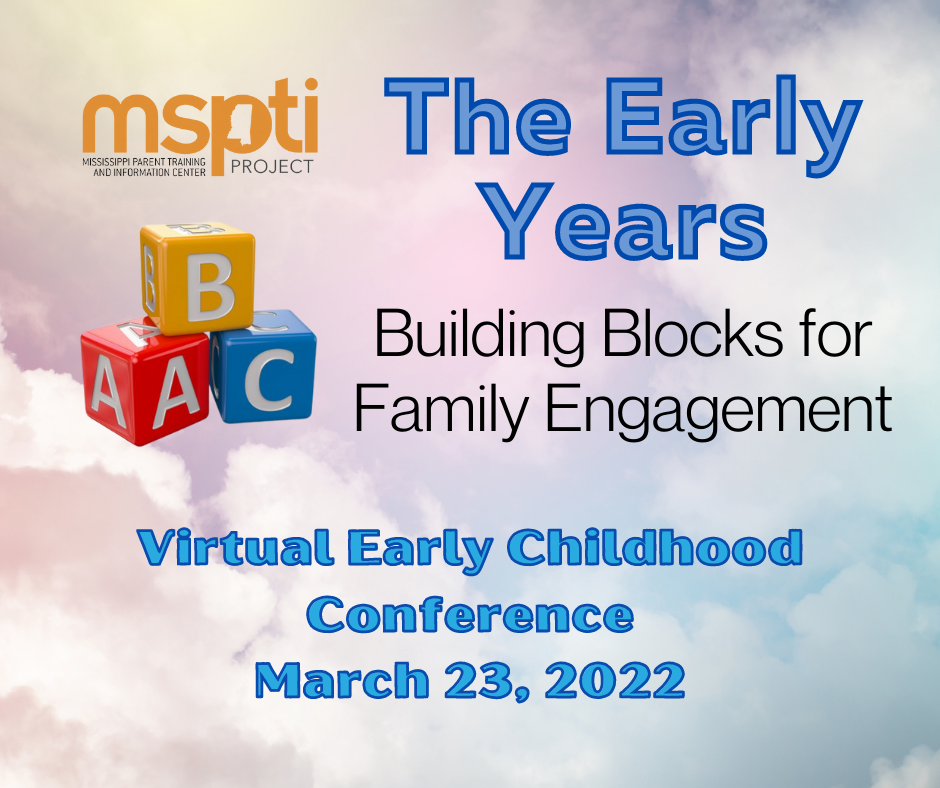 MSPTI's The Early Years training flyer