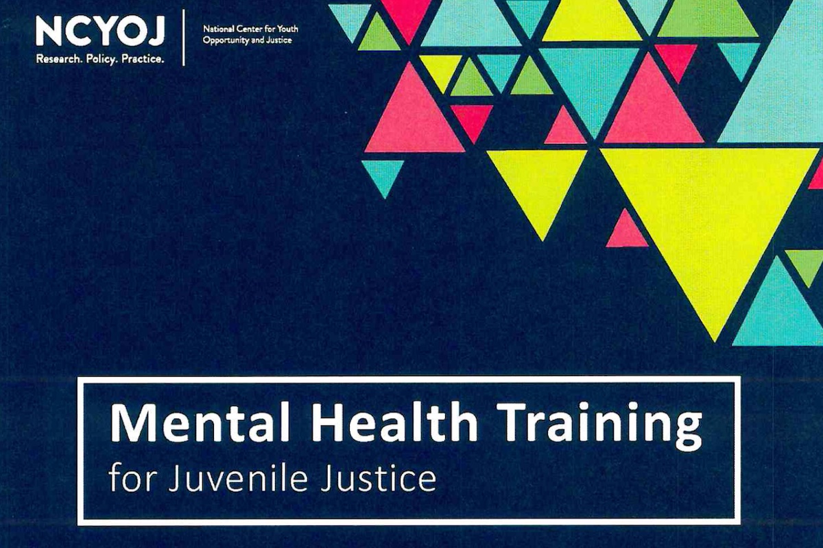 Read more about the article ‘Mental Health Training for Juvenile Justice’ from the National Center for Youth Opportunity and Justice Youth Court