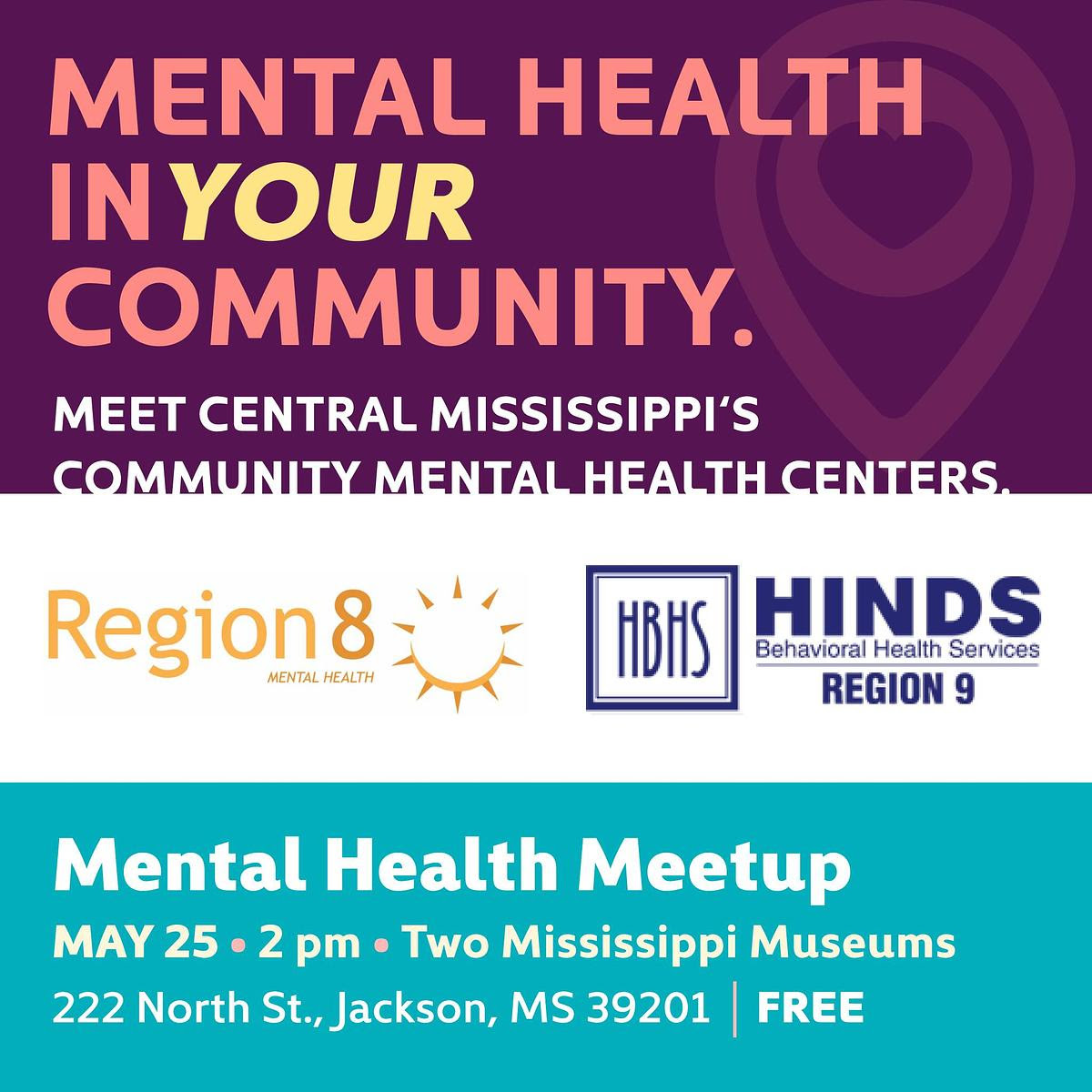 Mental Health Meetup flyer