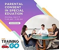 MSPTI training flyer featuring a family sitting at a table together