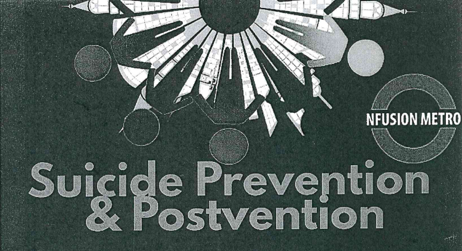 Black and white Suicide Prevention