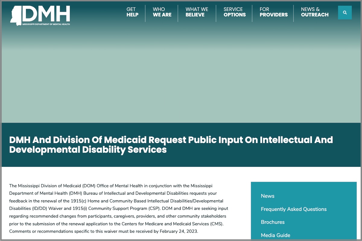Read more about the article Intellectual and Developmental Disabilities Waiver: Your Voice Matters