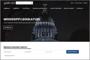 Mississippi Legislature website
