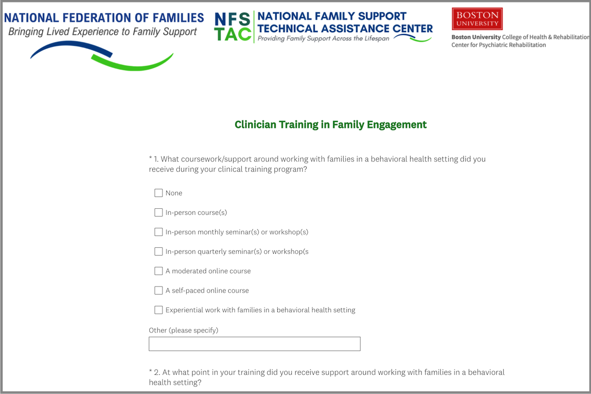 You are currently viewing Take the ‘Clinical Training in Family Engagement’ Survey