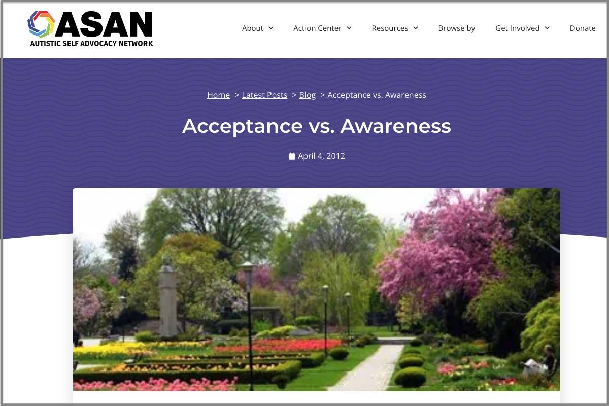 You are currently viewing Autism Month: Awareness vs. Acceptance