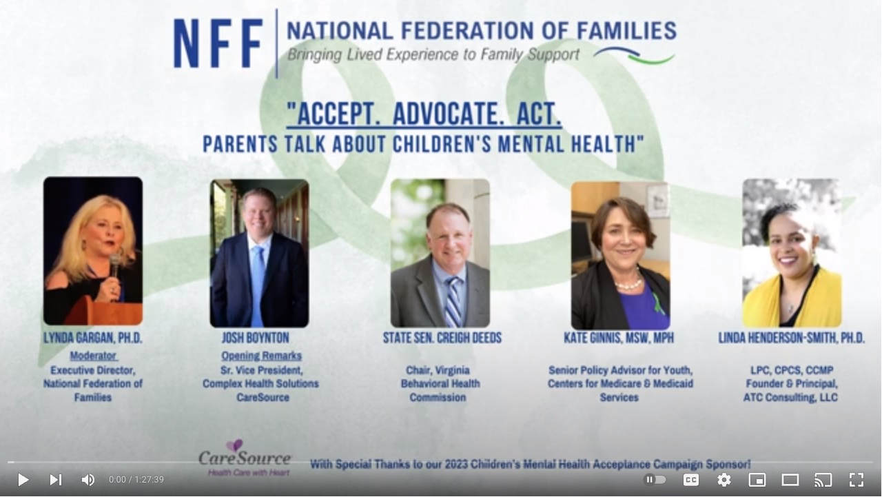 Read more about the article “Accept. Advocate. Act.” Parents Speak Out at the Children’s Mental Health Acceptance Event