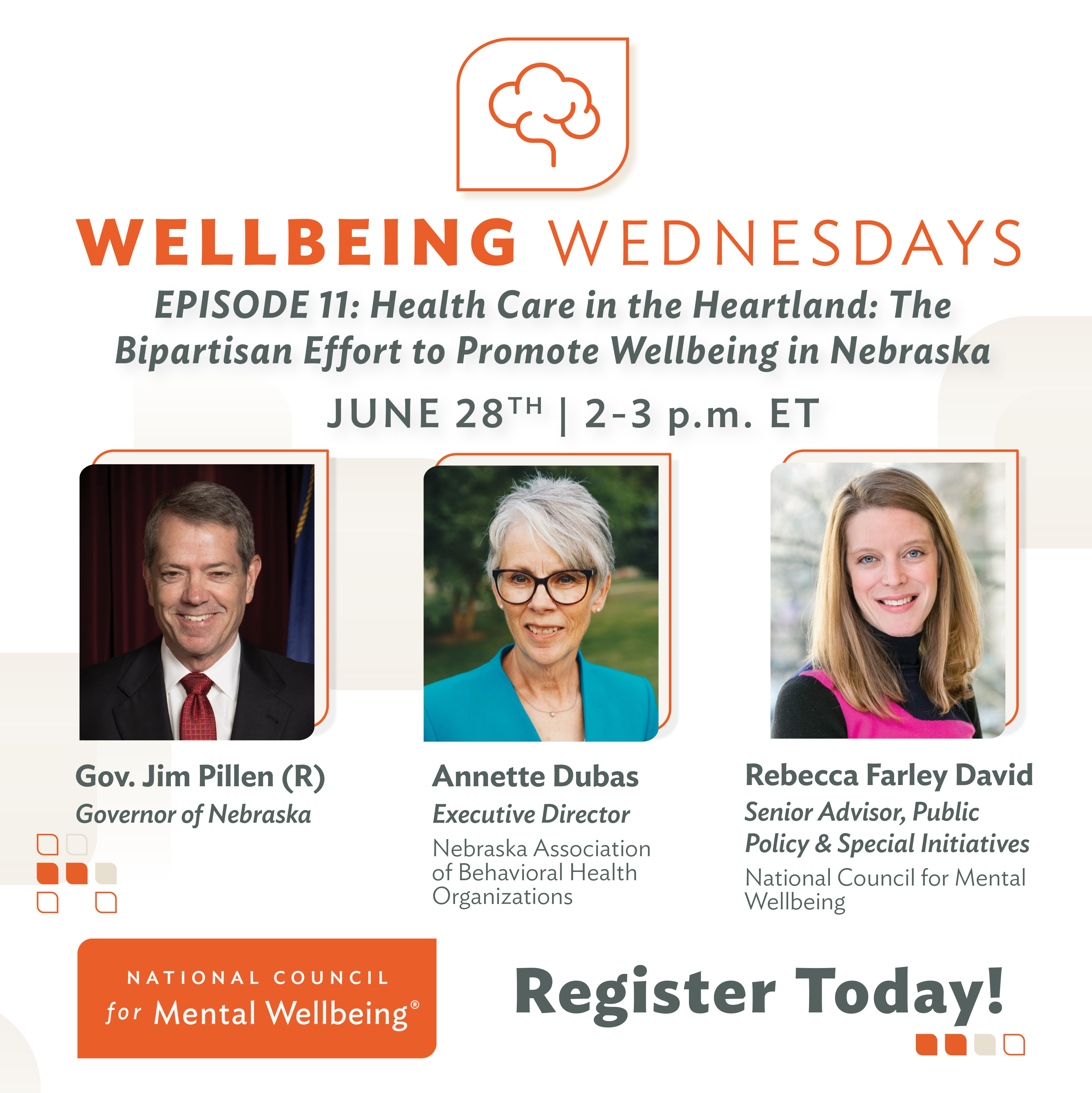 Wellbeing Wednesdays Health Care in the Heartland: The Bipartisan Effort to Promote Wellbeing in Nebraska