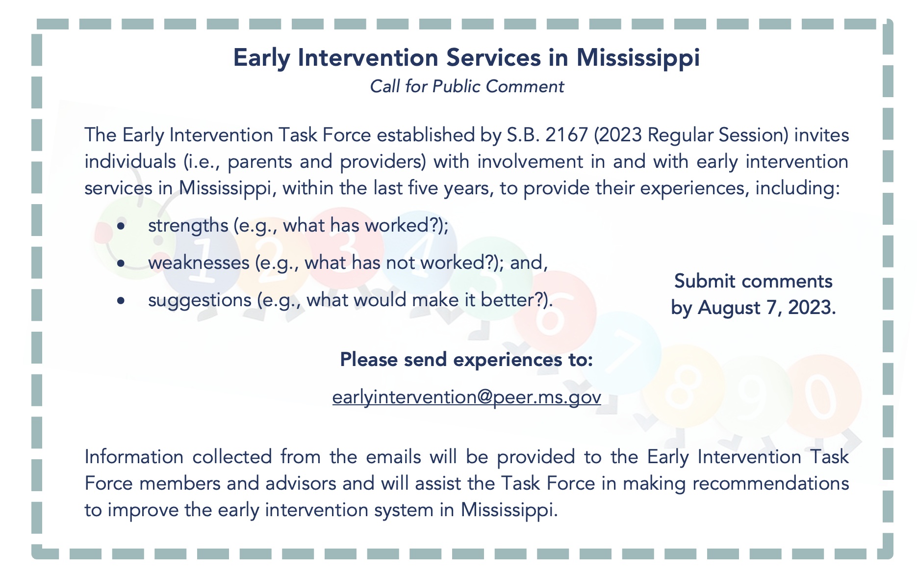 Read more about the article Make Your Voice Heard about Early Intervention Services