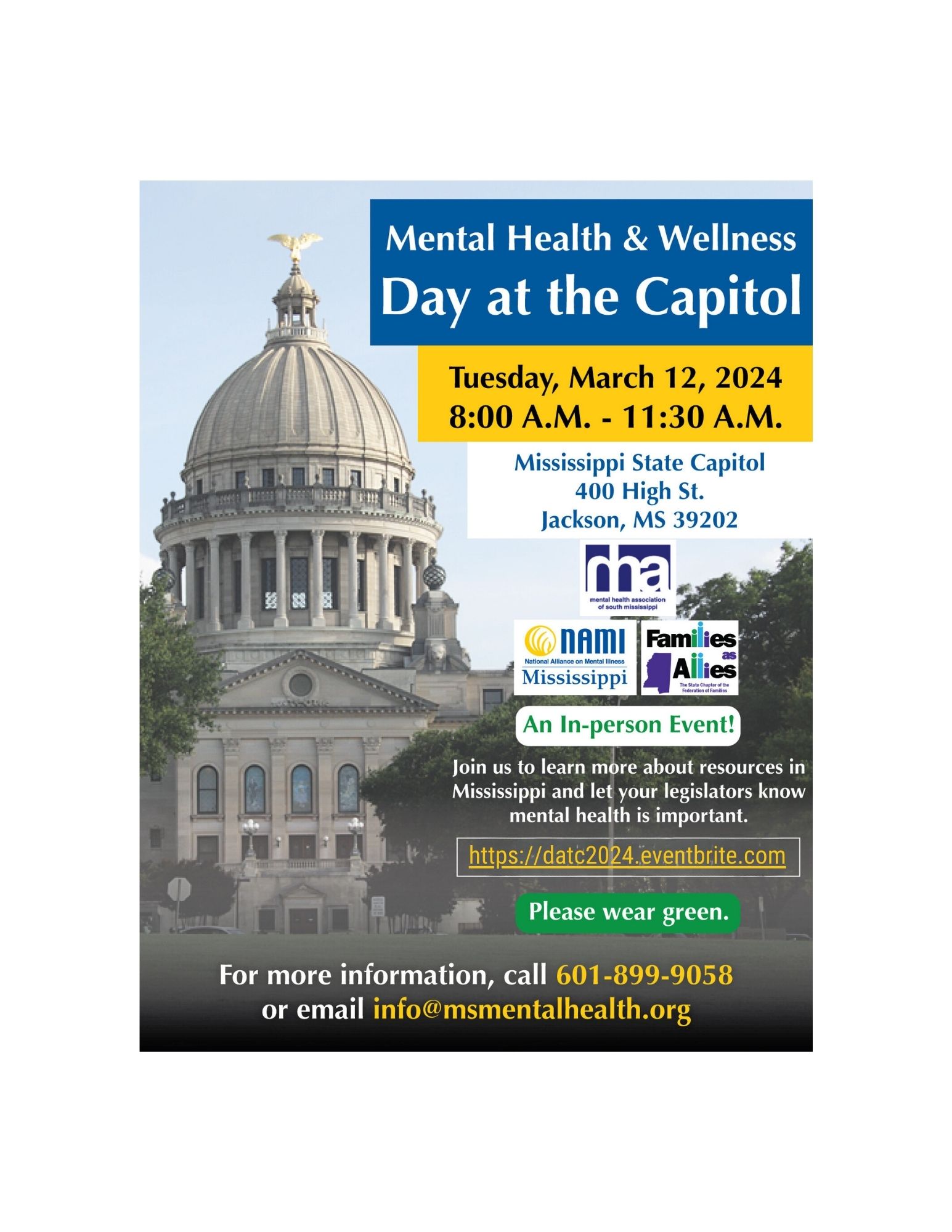 Mental Health and Wellness Day at the Capitol